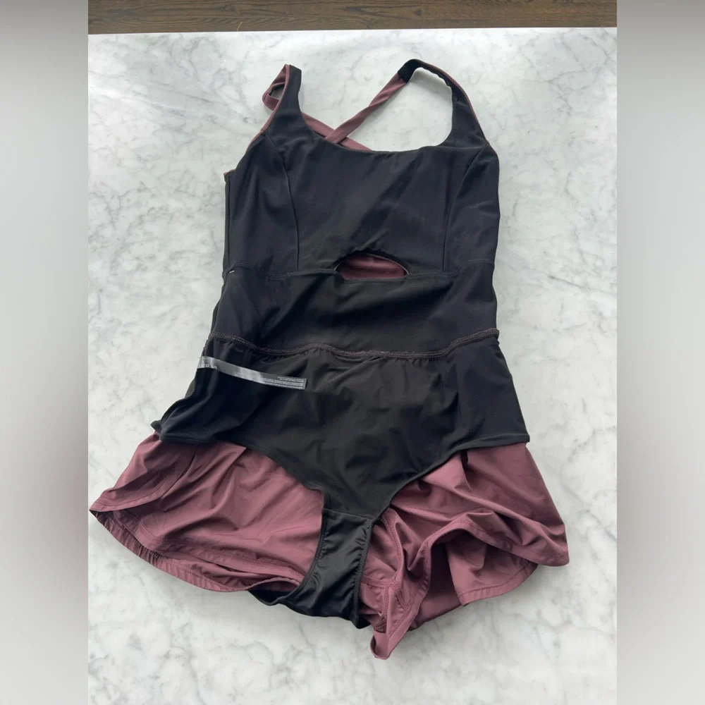 NWT FP Movement by Free People Righteous Runsie in Fig Size Medium
